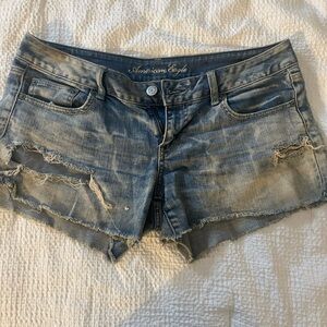 American Eagle Outfitters Women's Blue Denim Shorts